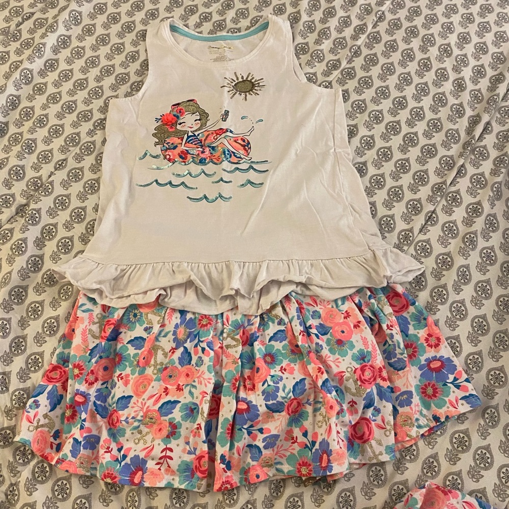 Tommy Bahamas shirt and tank top. Size 10/12